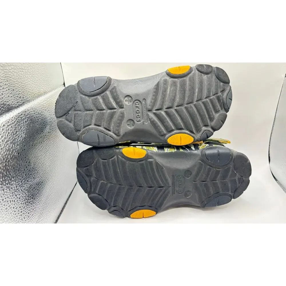 Crocs All Terrain Tiger Camo Unisex clogs shoes outdoor indoor wear sandal W8 M6